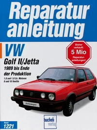 VW Golf II / Jetta (1989 bis Ende der Produktion) - 1,6 und 1,8 Liter Motoren, 8 unjd 16 Ventile